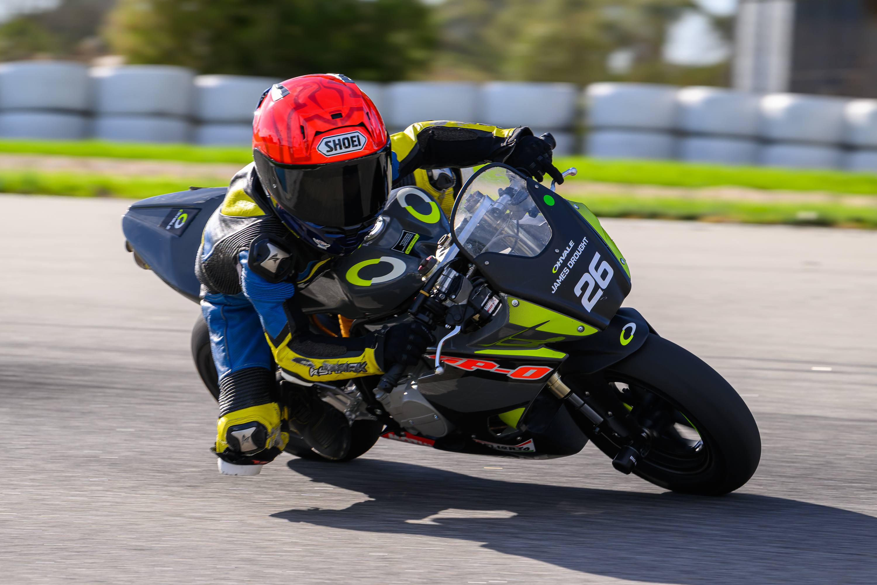 James cornering at Australia Cup Round 1